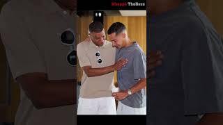 Kylian Mbappe at Lucas Vazquez’s farewell ceremony 😎⚽ #realmadrid #kyks #theboss