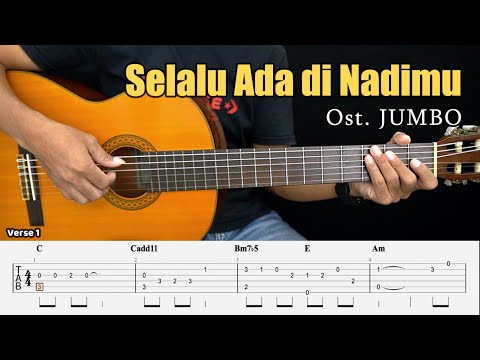 Selalu Ada di Nadimu - OST. JUMBO - Fingerstyle Guitar Tutorial + TAB & Lyrics