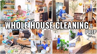WEEKLY CLEANING ROUTINE & PREP!!🏠 WHOLE HOUSE CLEAN WITH ME | 2025 CLEANING & ORGANIZING MOTIVATION