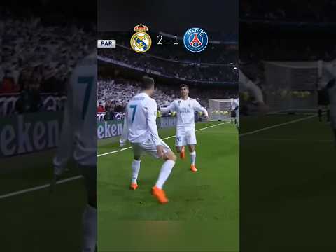 Real Madrid 3-1 PSG - 2018 #ronaldo #neymar #rabiot #marcelo #psg #emery #mbappe