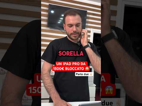 UN IPAD PRO DA 1500€ BLOCCATO PT. 2 😱 Ti aspetto in sede o online per una PERMUTA 😉 #funny #apple