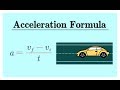 Understanding Acceleration