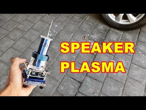 Speaker Plasma Keren Tesla Coil