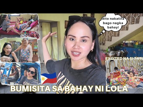 TITIRA NA KAMI SA PINATAYONG BAHAY! EXCITED SI TATI AT BINISITA SI LOLA