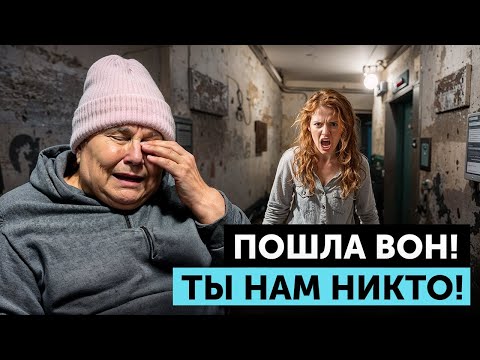 ШОК! БАБУШКА НОЧУЕТ В ХОЛОДНОМ ПОДЪЕЗДЕ ПОД ЛЕСТНИЦЕЙ МНОГО ЛЕТ! НИКОМУ НЕТ ДЕЛА...