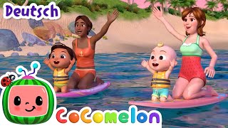 Am Strandlied 🏖️ CoComelon Deutsch | Cartoons und Kinderlieder