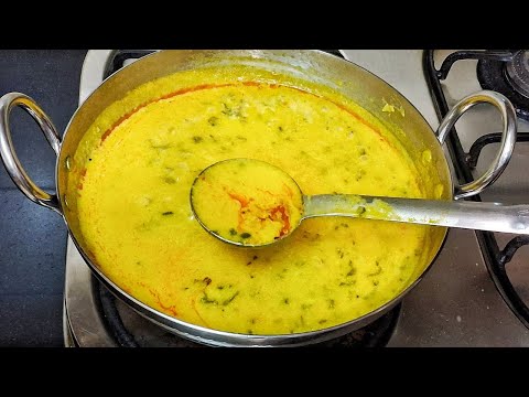 पालक की कढ़ी। Palak Besan Ki Kadhi। Kadhi Recipe । Spinach Curd Curry | Winter Special Kadhi | Kadhi