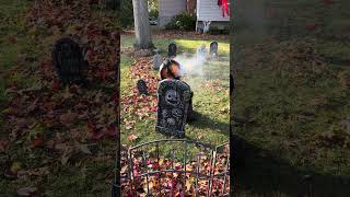 Spirit Halloween 2015 Tekky Toys Pumpkin Guardian of The Grave #animatronics #halloween