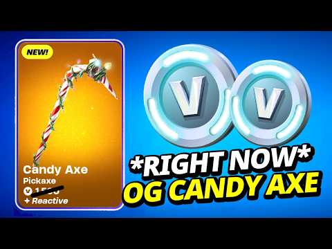 *SECRET* How to Get THE OG Candy Axe (Available Right Now!) - Fortnite Item Shop Showcase