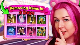 ALL These ITEMS Could Be REMOVED From DTI Within DAYS... | ROBLOX Dress To Impress