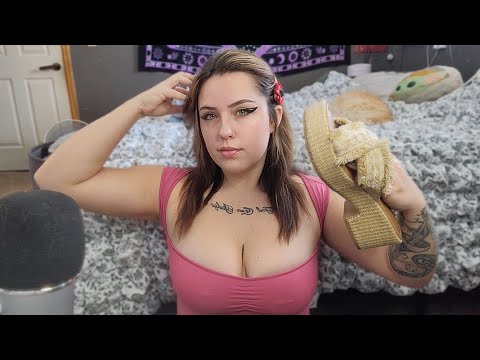 ASMR- Shoe Tapping W/ Mouth Sounds 💖