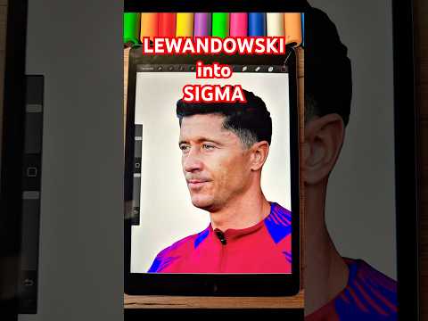 Who should I edit next? Write in comments #foryou #faceedit #ipad #procreate #lewandowski