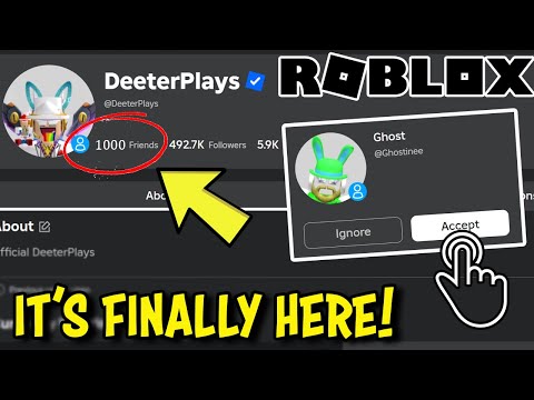 *BREAKING NEWS!* Roblox Just Increased The Friend Limit...FINALLY!!