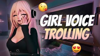 "Holiday Cuddles 💖" VRChat Girl Voice Trolling  😳 (It Got Wild!)