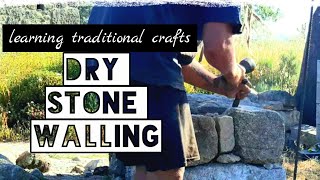 Preserving the past! Mastering the art of 'traditional stone walling'