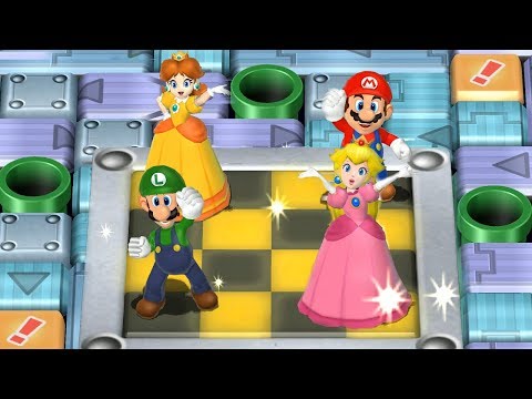 Mario Party 9 - All Brainy Minigames| Cartoons Mee