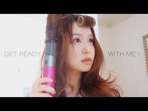 ❤︎ GRWM : 나고야에서 같이 준비해요! (feat.에어랩 처음 써본 날)ㅣSOHYEON 소현