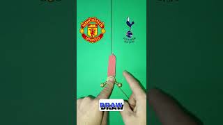 مانشستر يونايتد ضد توتنهام الدوري الانجليزي لعبة التوقعات #برشلونة #realmadrid #soccer