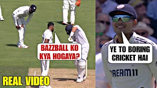 Stump Mic 🎤 Shubham Gill and Siraj Sledging England Batters for Playing Slow | IND vs ENG 3rd Test