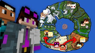 BASE SECRETA em todos os BIOMAS do Minecraft