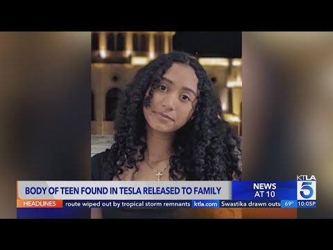 Body of missing teen girl found in Tesla released to family