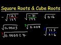 Exploring Square and Cube Roots in Algebra