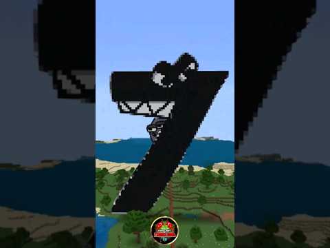 Flying Over Number Lore in Minecraft #shorts #numberlore #minecraftmemes #minecraft #fypシ #fyp #new