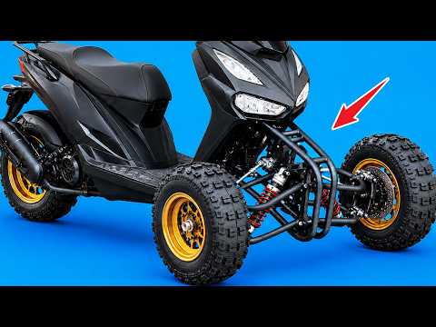 I Wish Harvard Professors Had Invented This Sooner! Turn a Scooter Into a Future Reverse Trike