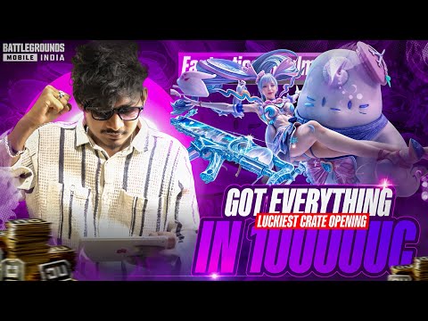 I GOT EVERYTHING IN 10K UC ☠️🔥|| New Glacier ScarL Crate Opening