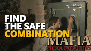 Find the safe combination Mafia The Old Country