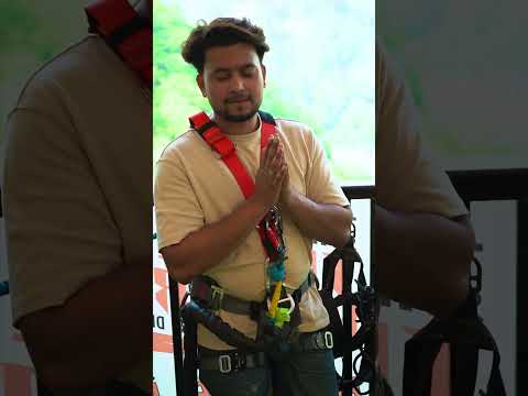 Bungee Jump Is Not Easy😰