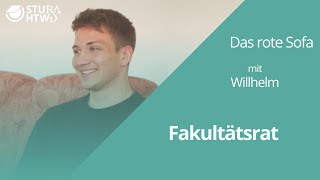 Fakultätsrat | Das rote Sofa | StuRa HTW Dresden
