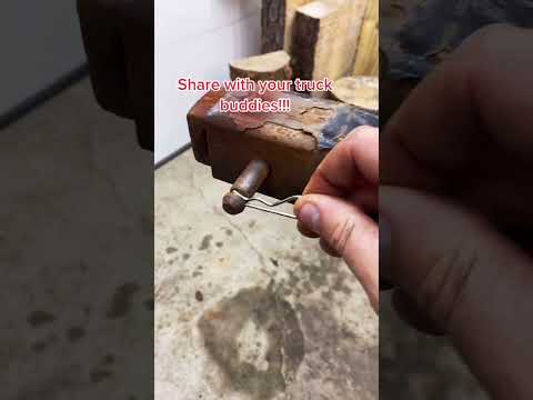 Proper Way To Install A Hitch Pin    #trailer #tools #trucks