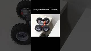 6 Lego vehicles vs 6 obstacles #shorts