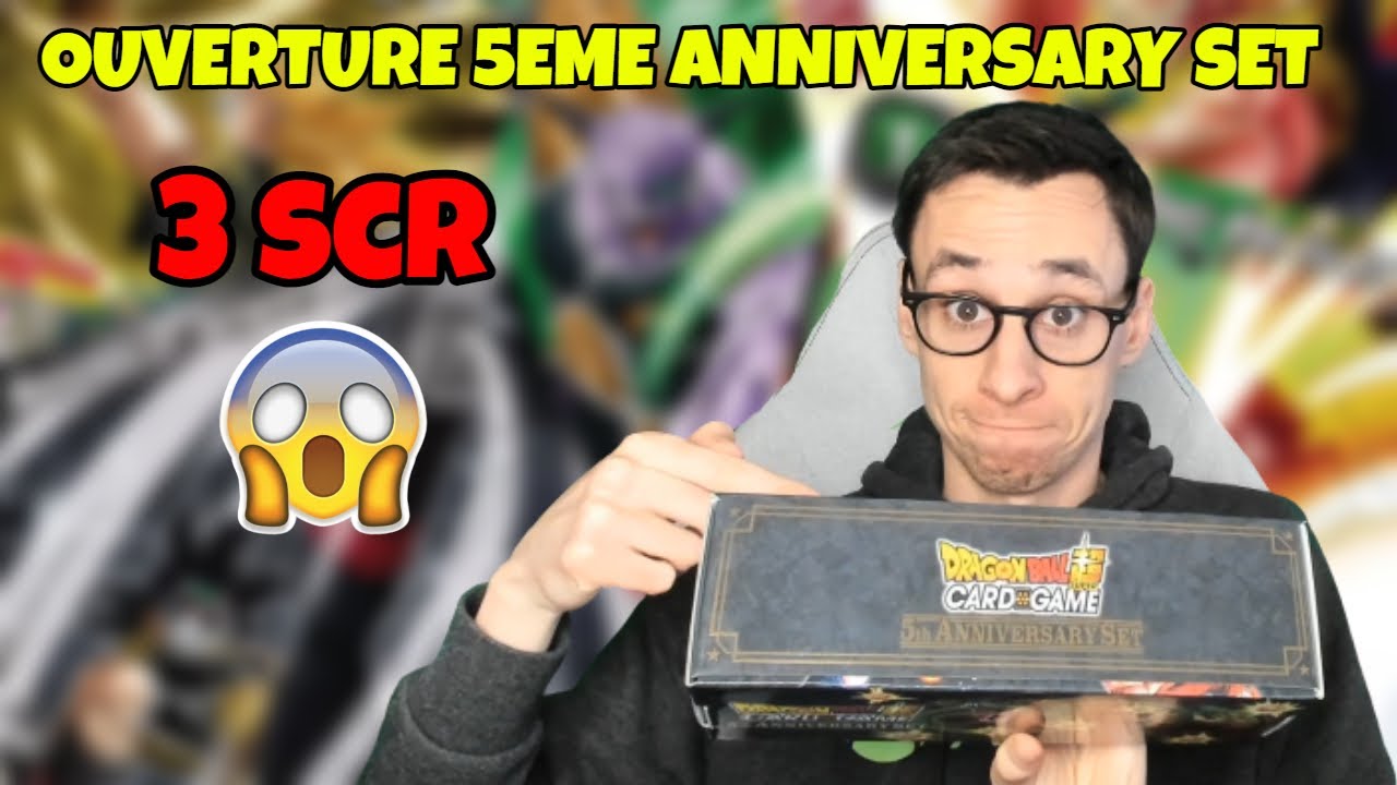 3 SCR OMG ! OUVERTURE 5EME ANNIVERSARY SET  -  DRAGON BALL SUPER CARD GAME FR