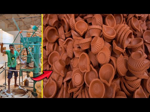 How Diwali Lamps are made? | Primitive Machines | Factory Explorer