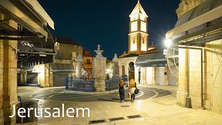 Jerusalem’s Old City at Midnight! Timeless Streets and Echoes of the Past.