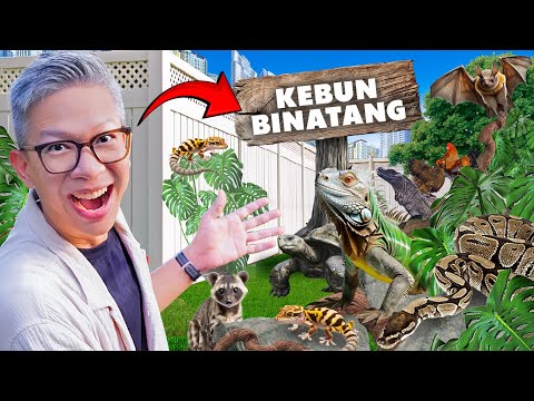 UBAH HALAMAN BELAKANG RUMAH JADI KEBUN BINATANG!!