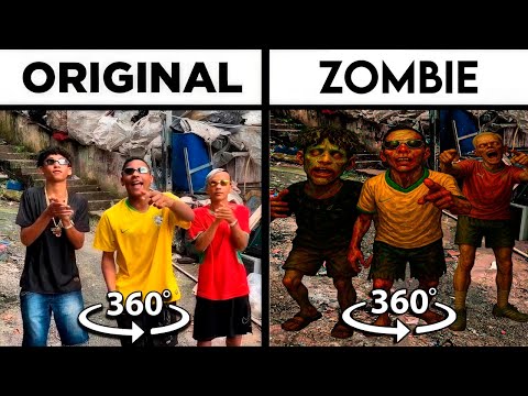 360° VR MC Xangai MC Menor JP MC Collin ORIGINAL VS ZOMBIE