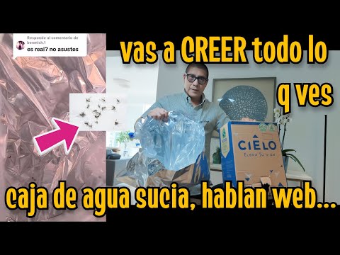 Caja de AGUA CONTAMINADA NO CREAS todo lo que ves