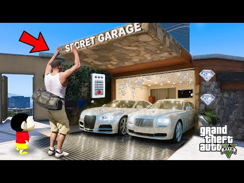Franklin & Shinchan Found The Most ULTIMATE SECRET GARAGE In His House | GTA 5 Telugu