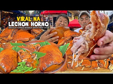 Viral at Patok na "LECHON HORNO" sa Tondo Manila!  | Tumpok Tumpok na LECHON with TIPSY TATA!