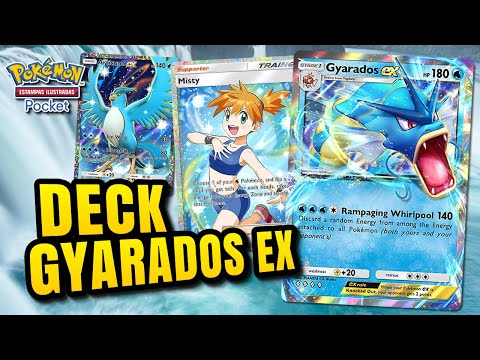 Gyarados ex, baixou ACABOU? Testei o novo baralho do tipo ÁGUA no Pokémon TCG Pocket!