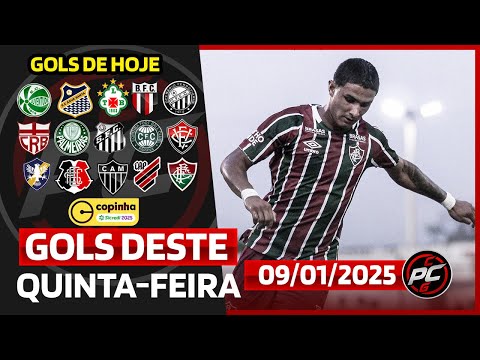 ⚽️ TODOS OS GOLS DESTA QUINTA 09/01/2025 GOLS DA COPINHA, GOLS DA RODADA, GOLS DE HOJE,GOLS DO DIA