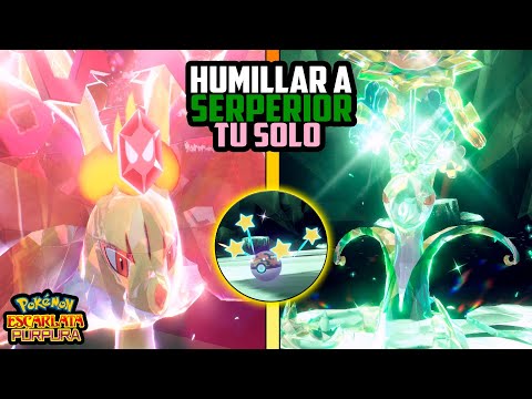 ✅Así DERROTAS a SERPERIOR RAID 7 ✅TU SOLO ✅FACIL Y RAPIDO ✅Pokémon Escarlata y Purpura