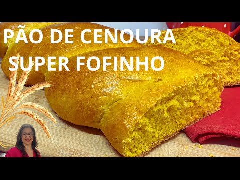 ESSE PÃO DE CENOURA CASEIRO FAZ O MAIOR SUCESSO, FOFÍSSIMO E MUITO FÁCIL!!