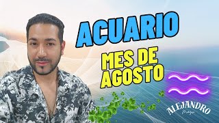 ACUARIO ♒️  MES DE AGOSTO  DE 2025 🐠 ☯️🪬
