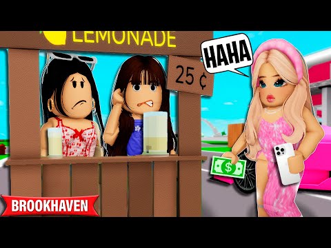 A RIQUINHA que HUMILHAVA AS MENINAS FICOU POBRE | Historinhas Brookhaven Roblox | Bibi e Lud