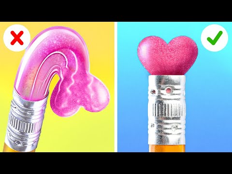 SELTSAME ART, ESSEN ZU SCHMUGGELN 💝 Weirdes Essen 😱 Streiche und DIY-Ideen für die Schule von 123 GO