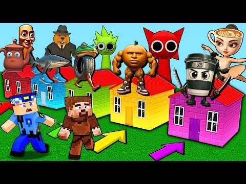 YANLIŞ İTALYAN BRAİNROT EVİNİ SEÇERSEN ÖLÜRSÜN! 😱 - Minecraft